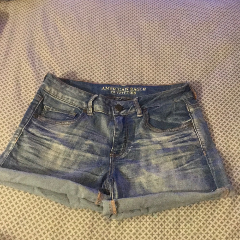 American eagle hi-rise shorts